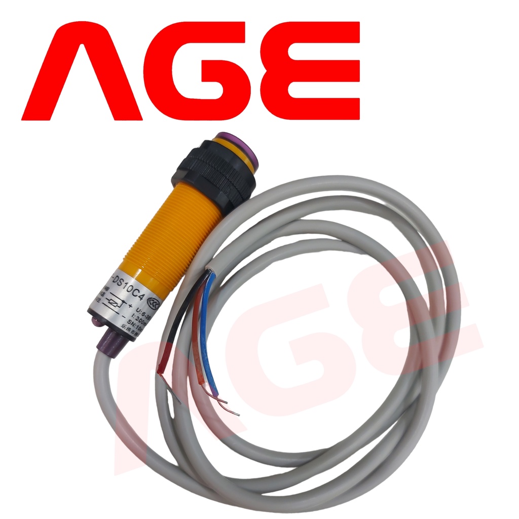 2pcs E3F-DS10C1 Diffuse Photoelectric Sensor/DC 6-36V Distance 10CM