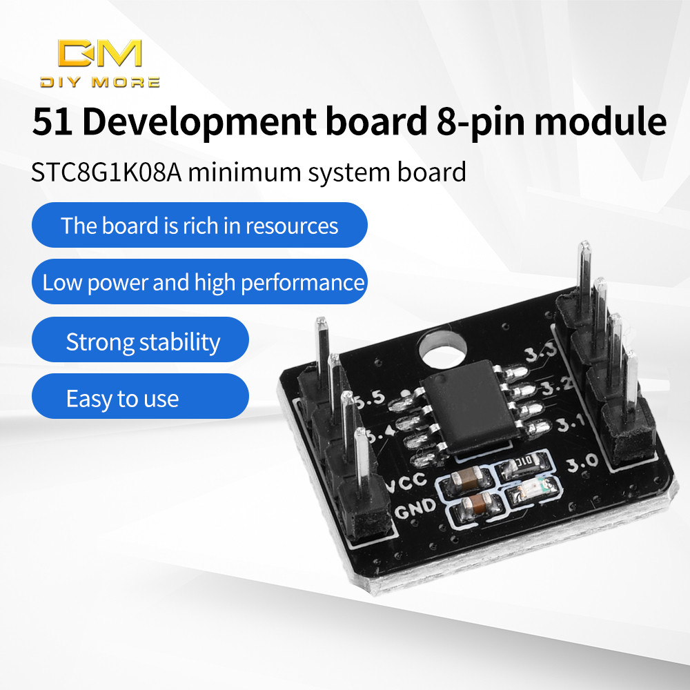 Diymoe STC8G1K08A ระบบขั้นต่ํา Board Core Board 51 Microcontroller ...