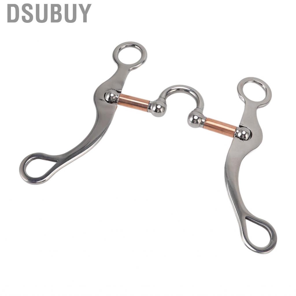 dsubuy-horse-snaffle-bit-stainless-steel-rose-gold-plated-gag-loose-ring-garde