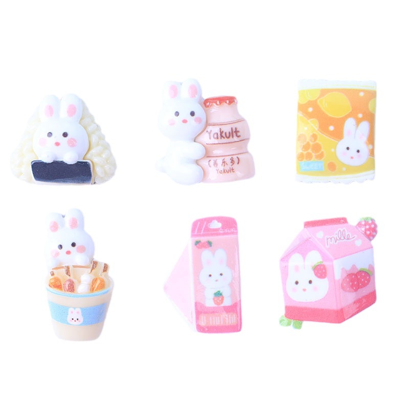 10-ชิ้น-เซต-สว่าง-การ์ตูน-กระต่าย-เรซิน-ด้านหลังแบน-สําหรับ-diy-เคสโทรศัพท์-กิ๊บติดผม-ครีม-กาว-อุปกรณ์เสริม-วัสดุ