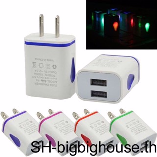 【Biho】อะแดปเตอร์ชาร์จไฟ Led 1 2 3 5 USB ประสิทธิภาพสูง ทนต่อการเสียดสี สําหรับสํานักงาน