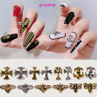 Aroma หมุดแฟชั่น 3D สําหรับตกแต่งเล็บ DIY