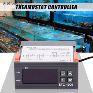 Preferredใหม่ เทอร์โมสตัทควบคุมอุณหภูมิดิจิทัล 12V 24V 110V 220V STC-1000 พร้อม NTC N