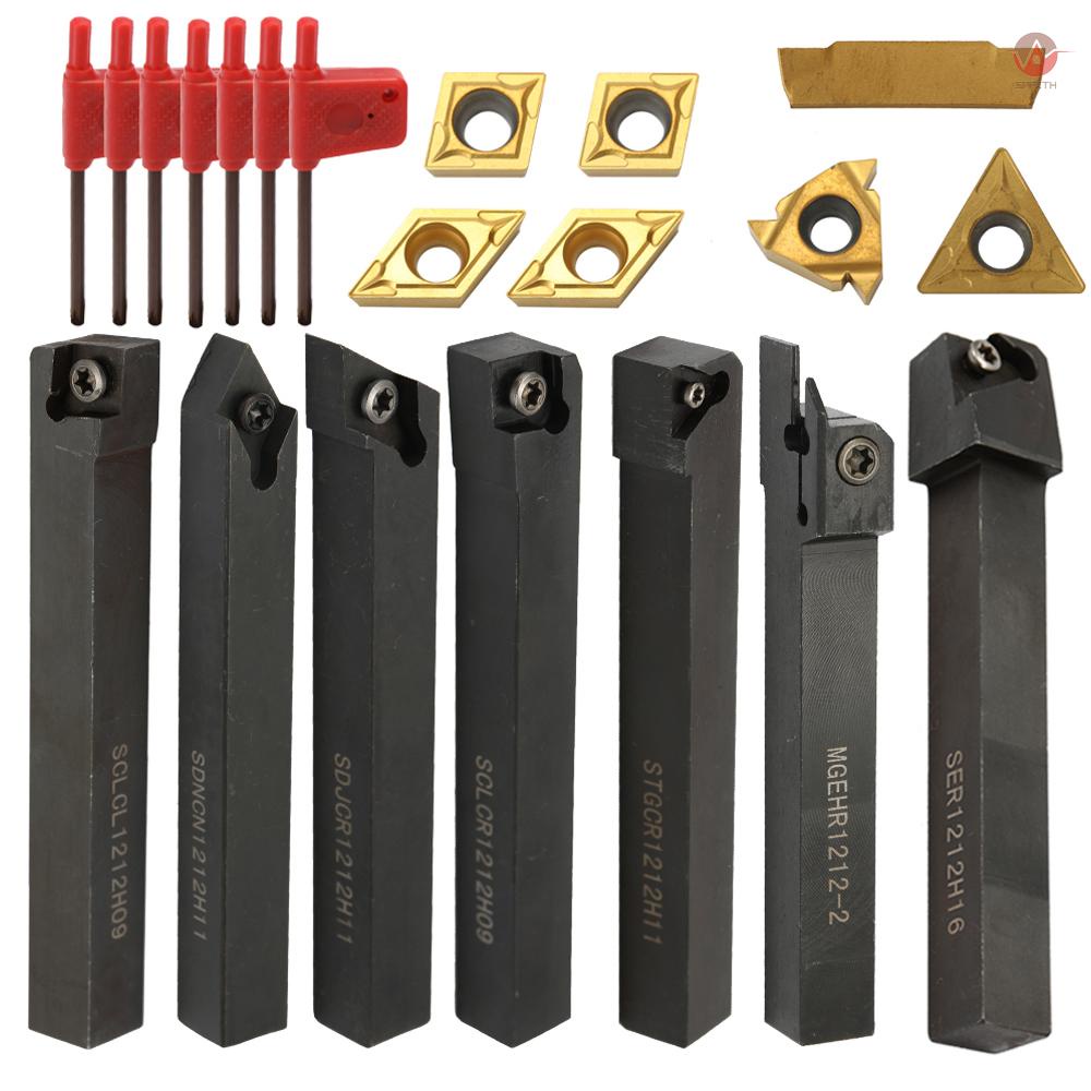 geevorks-multifunctional-solid-carbide-inserts-holder-boring-bar-with-wrenches-lathe-unit-21pcs-set-for-efficient-turning-operations
