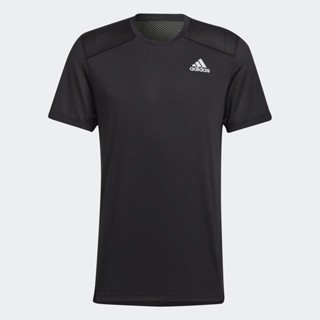 adidas วิ่ง เสื้อยืด Own the Run Cooler ผู้ชาย สีดำ H59885