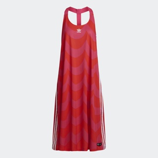 adidas ไลฟ์สไตล์ ชุดกระโปรงเสื้อกล้าม Marimekko Midi ผู้หญิง สีแดง H20488