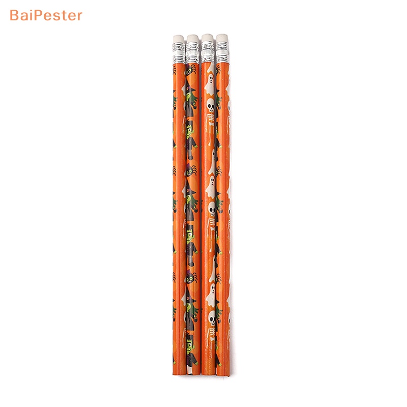 baipester-ดินสอเบส-เป็นมิตรกับสิ่งแวดล้อม-ลายฮาโลวีน-10-ชิ้น