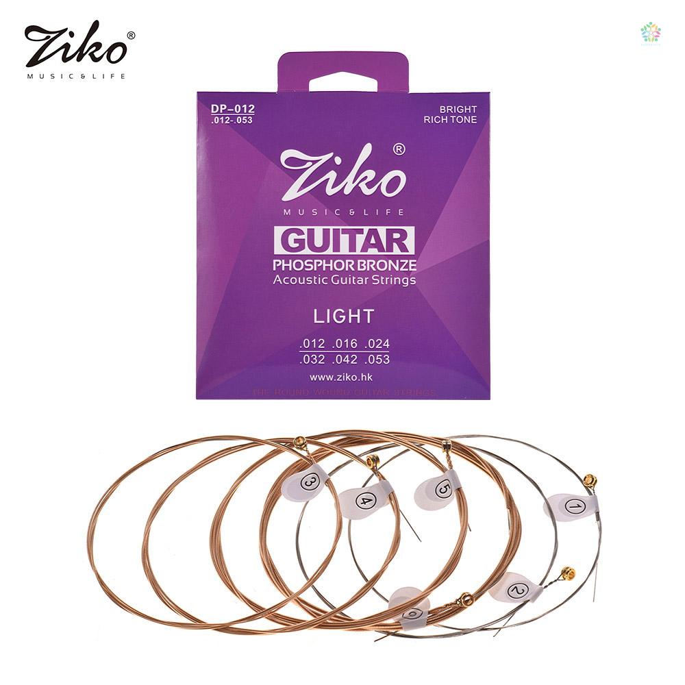 audioworld-ziko-dp-012-ชุดสายกีตาร์อะคูสติก-อัลลอย-หกเหลี่ยม-6-สาย-สีบรอนซ์-ทนต่อการกัดกร่อน