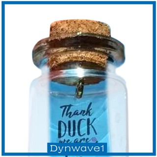 [Dynwave1] ขวดแก้วใส่ข้อความ รูปเป็ด ขนาดเล็ก สําหรับตกแต่งงานแต่งงาน ปาร์ตี้ริมชายหาด