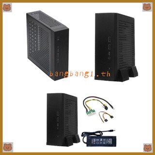 Bang ITX เคสคอมพิวเตอร์ HTPC ขนาดเล็ก น้ําหนักเบา พร้อมขาตั้ง 180W สําหรับ MINI-ITX