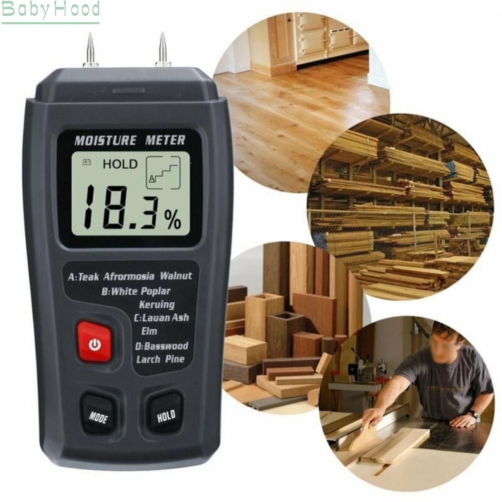 big-discounts-wood-hygrometer-with-user-manual-0-to-40-c-abs-plastic-accuracy-0-5-bbhood