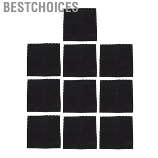 Bestchoices 10Pcs Acoustic Panel  Absorbing Foam Soundproof Insulation Set Kit Wall