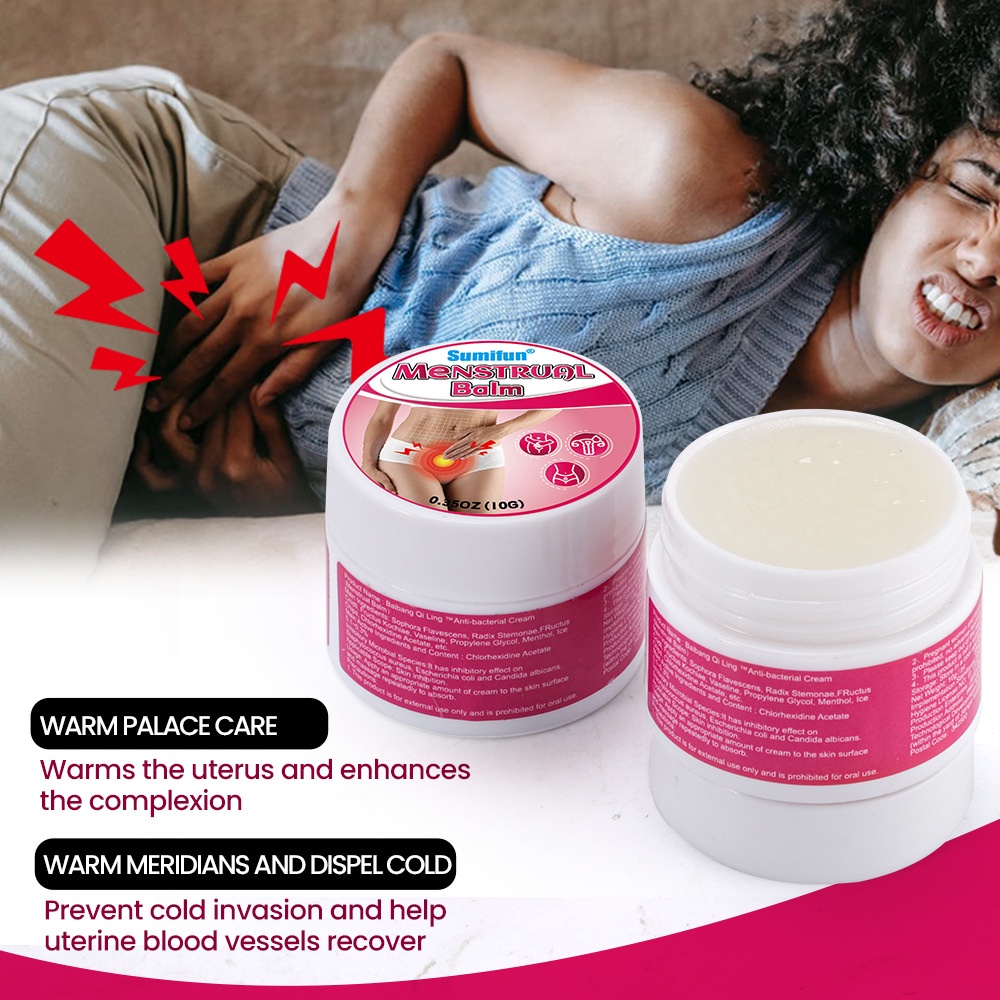 Menstrual Cramp Relief Cream Topical Pain Relief for Period Cramps