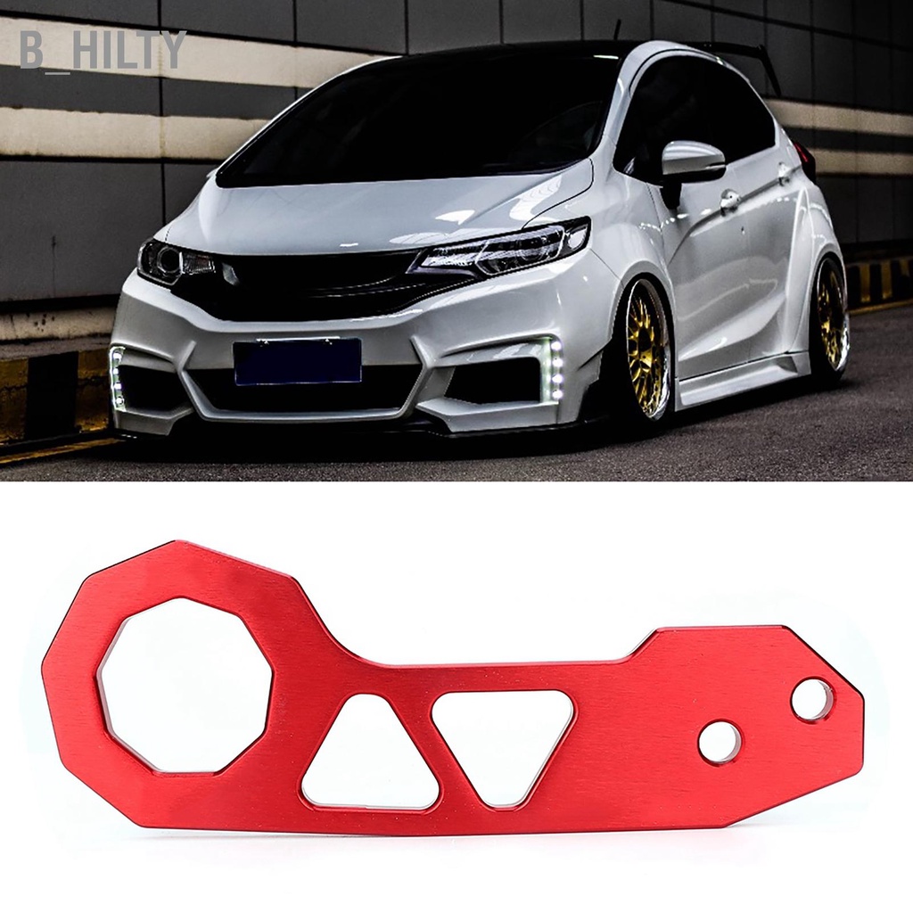B_HILTY อลูมิเนียมด้านหลังกันชน Tow Towing Hook แหวน Fit สำหรับ CIVIC INTEGRA EG EK DC DC2