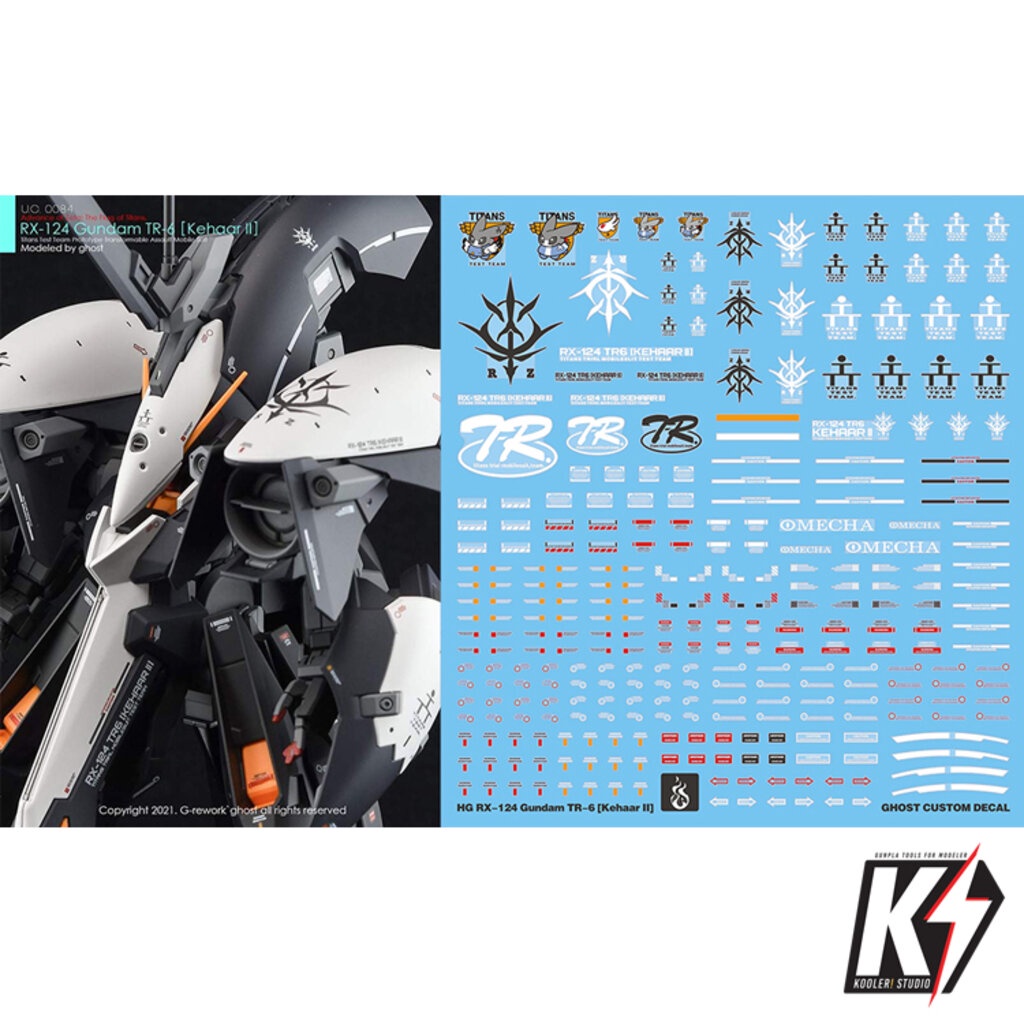 HG 1/144 Gundam TR-6 Kehaar II RX-124 A.O.Z Model Kit Premium