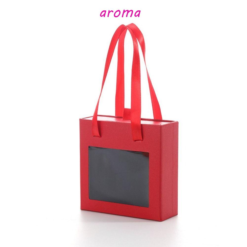 aroma-บรรจุภัณฑ์เครื่องประดับ-กระดาษสี่เหลี่ยม-ขนาดเล็ก-ถอดออกได้-สําหรับเด็กผู้หญิง