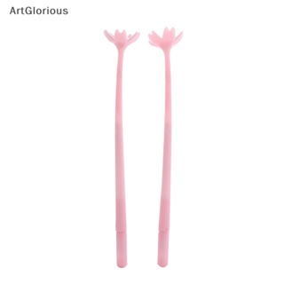 Art ปากกาเจล 0.5 มม. ลายดอกไม้ สร้างสรรค์ เครื่องเขียน สําหรับนักเรียน 1 ชิ้น