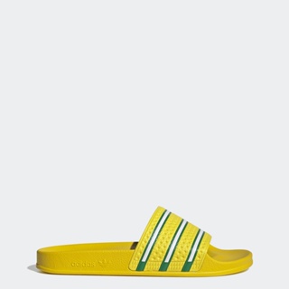 adidas ไลฟ์สไตล์ รองเท้าแตะ Adilette ผู้ชาย สีเหลือง GX9895