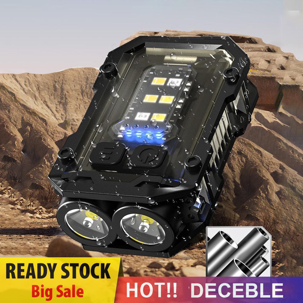 deceble-th-ไฟฉายฉุกเฉิน-led-cob-type-c-หรี่แสงได้-700mah