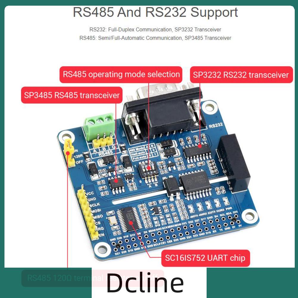 dcline-th-โมดูลแปลงแยก-rs485-spi-5v-921600bps-สําหรับ-raspberry-pi