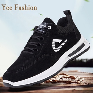 YEE Fashion  รองเท้าผ้าใบผู้ชาย รองเท้าลำลองผู้ชาย  ท้าผ้าใบแฟชั่น สไตล์เกาหลี กีฬากลางแจ้ง ทำงาน ท้าลำลอง สวย Chic Trendy High quality XYD23902LB 37Z230910