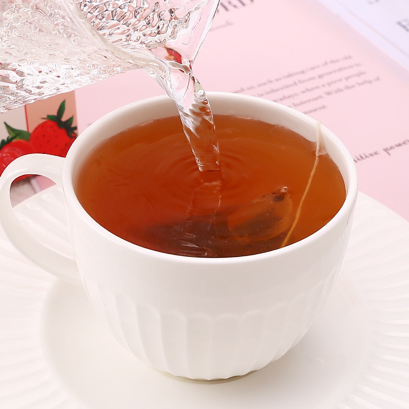ถุงชาสตรอเบอร์รี่-ชาดํา-เพื่อสุขภาพ-พกพาสะดวก-ถูกสุขอนามัย-ชาผลไม้-ชาอิสระ