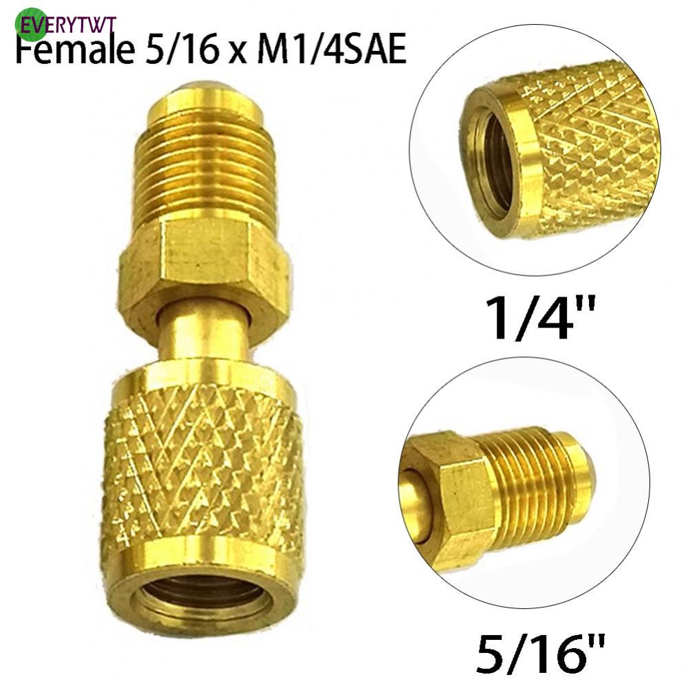 new-adapter-brass-easy-to-install-for-air-conditioning-systems-for-r410-r32-r22-gold