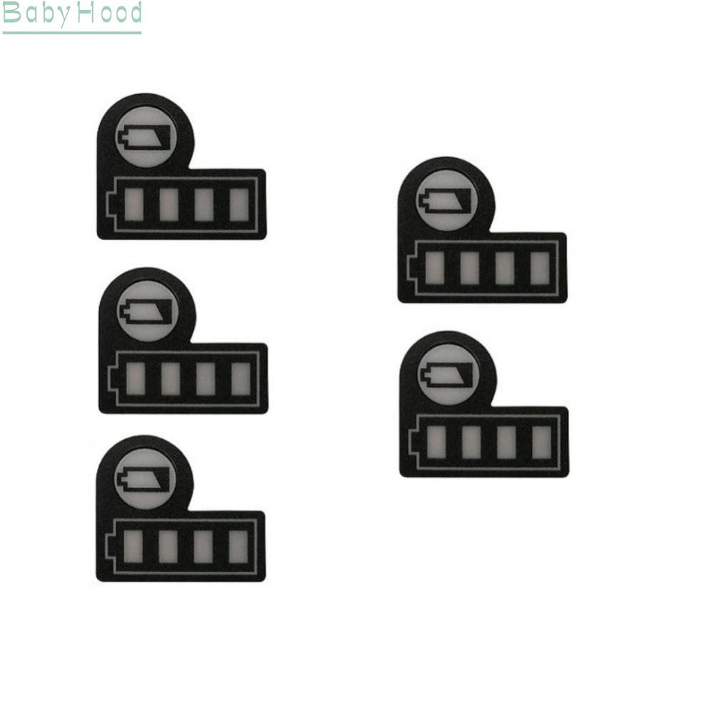 big-discounts-battery-led-stickers-22-19mm-5pcs-bl1830-bl1430-battery-capacity-black-bbhood