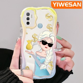 เคสโทรศัพท์มือถือ ซิลิโคนนุ่ม ใส กันกระแทก ลายการ์ตูนเอลซ่าน่ารัก สําหรับ OPPO A53 2020 4G A53s 4G A32 A33 2020 A11s