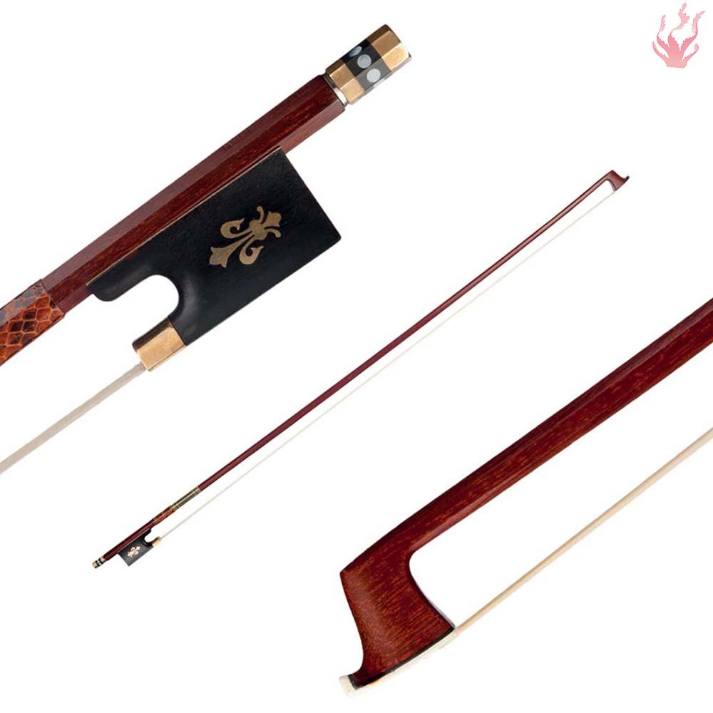 y-violin-bow-pernambuco-bow-stick-สีดํา-กบ-และหางม้า-สําหรับไวโอลิน-ขนาด-4-4