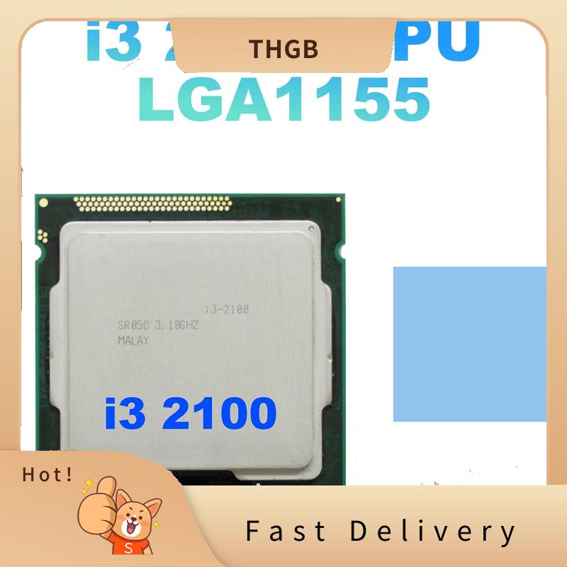 เมนบอร์ดโปรเซสเซอร์ และแผ่นความร้อน CPU แกนคู่ 3MB สําหรับ Core I3 2100 ...