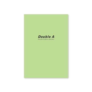 Double A สมุดปกอ่อน B5 70g. 26แผ่น รุ่น Professional สีเขียว-