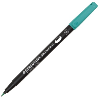STAEDTLER ปากกาเขียนแผ่นใสลบไม่ได้ 0.4 มม. รุ่น 313-5 สีเขียว