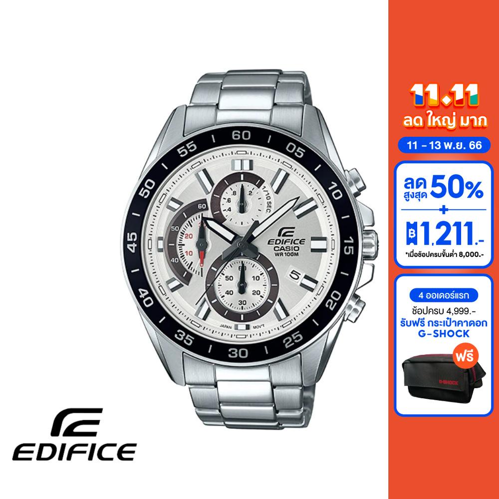 casio-นาฬิกาข้อมือผู้ชาย-edifice-รุ่น-efv-550d-7avudf-วัสดุสเตนเลสสตีล-สีขาว