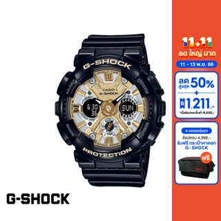 CASIO นาฬิกาข้อมือผู้หญิง G-SHOCK YOUTH รุ่น GMA-S120GB-1ADR วัสดุเรซิ่น สีดำ