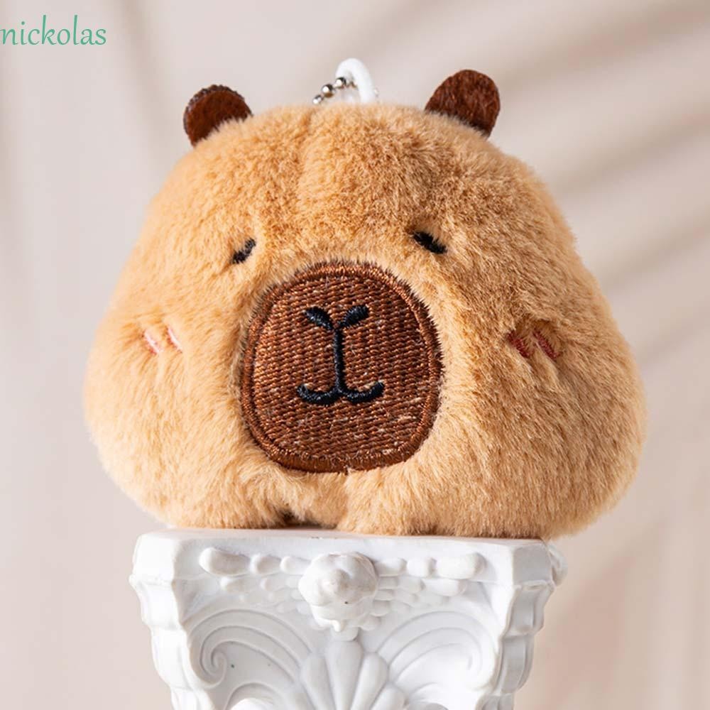 Nickolas Capybara พวงกุญแจตุ๊กตา, Squinting Blinking Capybara พวงกุญแจ ...