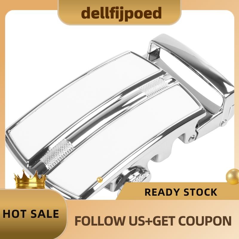 dellfijpoed Mens Solid Buckle Automatic Ratchet Leather Belt Buckle ใน ...