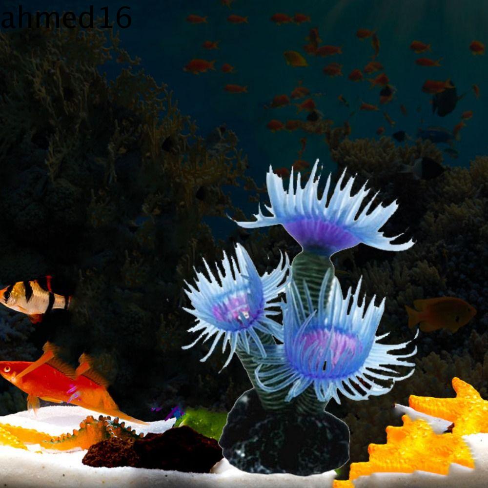 ahmed-ปะการังเทียม-เรซิน-นิ่ม-รูปดอกไม้-ทะเลจําลอง-อุปกรณ์เสริม-สําหรับตกแต่งตู้ปลา