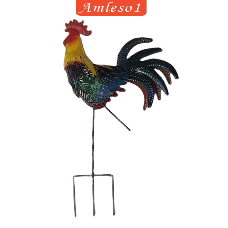 amleso1-ป้ายสัญลักษณ์สัตว์-ไก่-สําหรับตกแต่งสวน-ทางเดิน-กลางแจ้ง