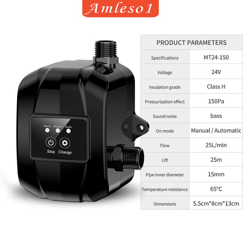 amleso1-เครื่องปั๊มแรงดันน้ําอัตโนมัติ-แบบพกพา-25-ลิตร-สําหรับฝักบัวอาบน้ํา-บ้าน-สวน