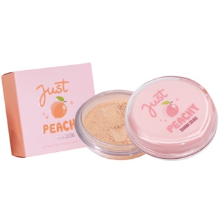 SIVANNA JUST PEACHY MATTE VELVET LOOSE POWDER (HF197) : ซิวานน่า จัสท์ พีชชี่ แมท ลูซ พาวเดอร์ แป้งฝุ่น คุมมัน abcmall