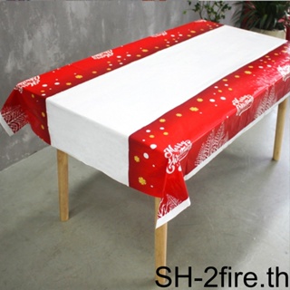 ผ้าปูโต๊ะปิกนิก PE ทรงสี่เหลี่ยมผืนผ้า ขนาด 108x180 ซม. สําหรับตกแต่งปาร์ตี้คริสต์มาส 1 2 3 5