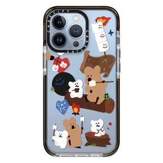 เคสโทรศัพท์มือถือ TPU ลายหมีพลับ สองสี สําหรับ iPhone 13 12 Promax XS 13 Promax 78 Plus 14 Promax 7 8 15 Pro 15 Promax