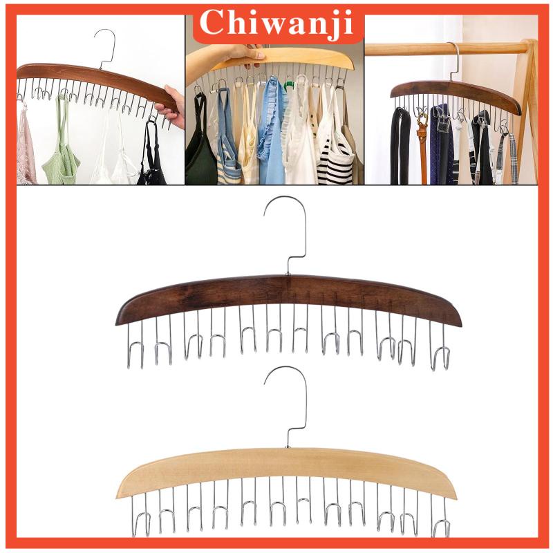 chiwanji-ตะขอไม้แขวน-ทนทาน-สําหรับแขวนผ้าพันคอ-หมวก-เครื่องประดับ