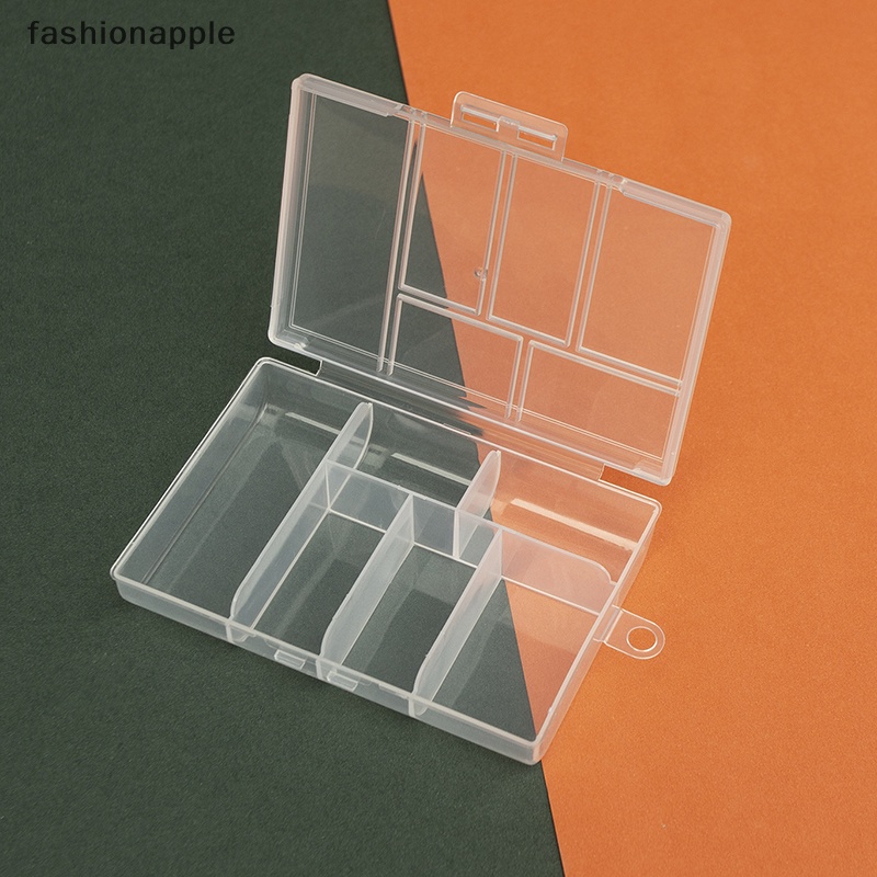 fashionapple-กล่องพลาสติก-6-ช่อง-สําหรับใส่เครื่องประดับ-ต่างหู-แหวน
