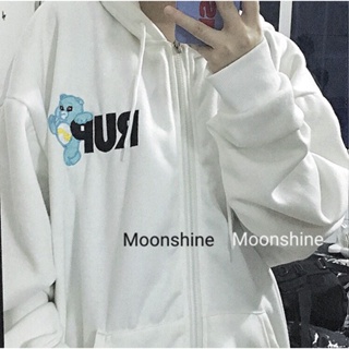 Moon เสื้อกันหนาว เสื้อฮู้ด ทันสมัย ดูสวยงาม fashionable Korean WJK2390PN337Z230912