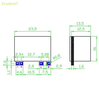 [ErudentT] ใหม่ บอร์ดแปลงพาวเวอร์ซัพพลาย AC-DC 110V 220V 230V เป็น 12V [ใหม่]