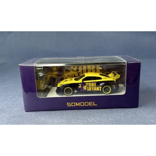 🔺Nissan GTR Kobe Bryant X So Model + Figure Scale 1:64 ยี่ห้อ Timemodel