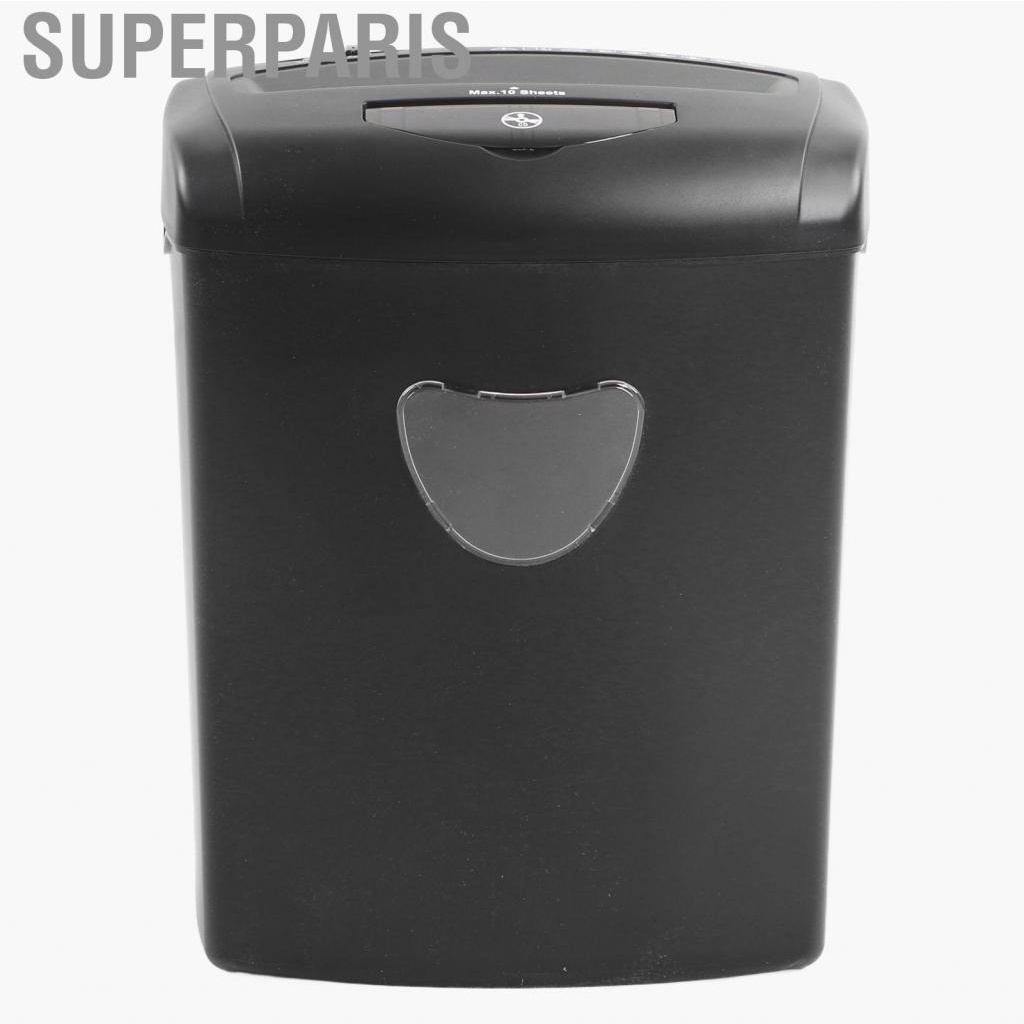 Superparis Paper Shredder With 21L Trash Can Automatic Silent 10 Sheet