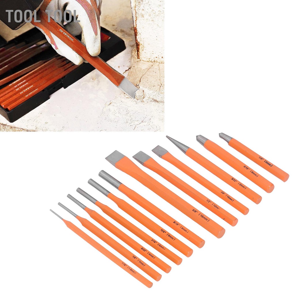 Tool 12 ชิ้น Roll Pin Punch Chisel ชุดหลายขนาด และ ถอดซ่อมเครื่องมือ ...